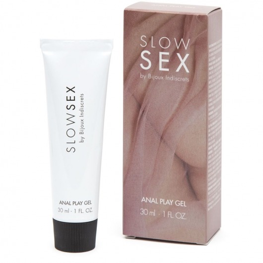Лубрикант на водной основе Slow Sex Anal Play Gel - 30 мл. - Bijoux Indiscrets - купить с доставкой в Армавире