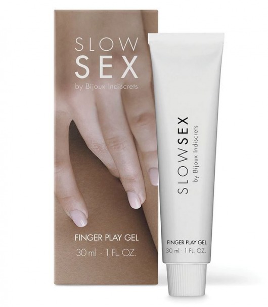 Гель для мастурбации с ароматом кокоса Slow Sex Finger Play Gel - 30 мл. - Bijoux Indiscrets - купить с доставкой в Армавире