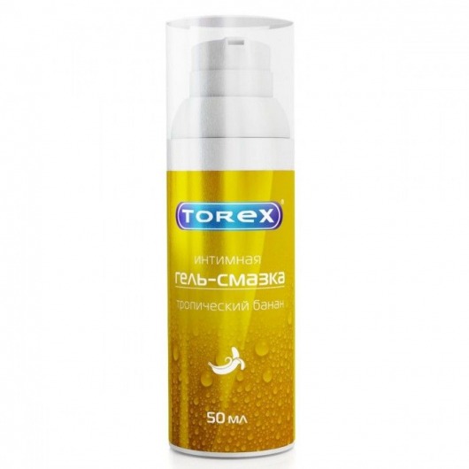 Гель-смазка на водной основе Torex  Тропический банан  - 50 мл. - Torex - купить с доставкой в Армавире