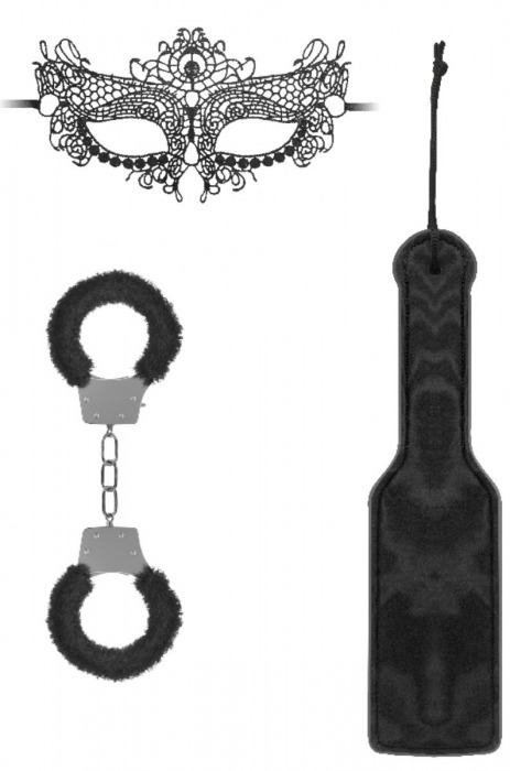 Черный игровой набор Introductory Bondage Kit №4 - Shots Media BV - купить с доставкой в Армавире