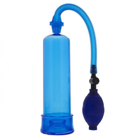 Синяя вакуумная помпа MENZSTUFF PENIS ENLARGER - Dream Toys - в Армавире купить с доставкой