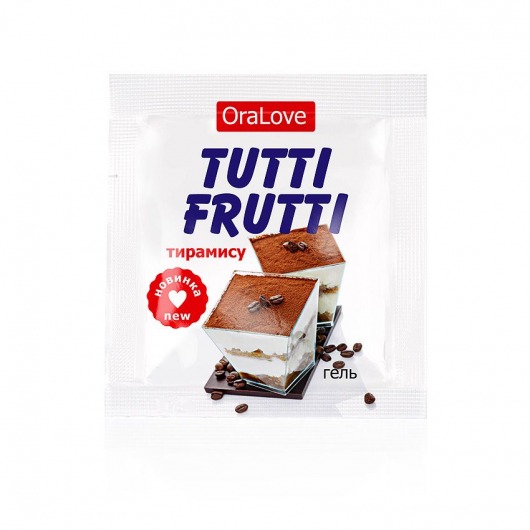 Пробник гель-смазки Tutti-frutti со вкусом тирамису - 4 гр. - Биоритм - купить с доставкой в Армавире