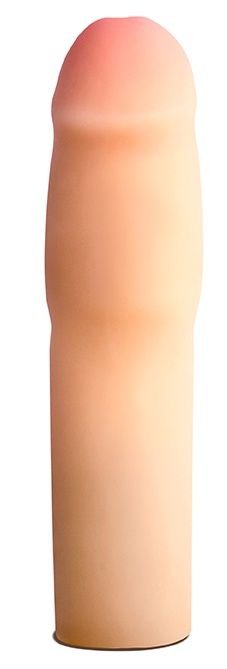 Телесная насадка-удлинитель на пенис PERFORMANCE 1.5INCH COCK XTENDER - 16 см. - Blush Novelties - в Армавире купить с доставкой