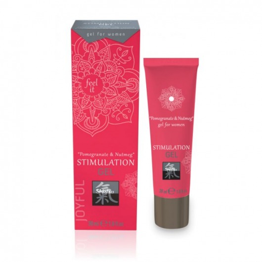 Возбуждающий интимный гель для двоих STIMULATION GEL Pomegranate   Nutmeg - 30 мл. - Shiatsu - купить с доставкой в Армавире