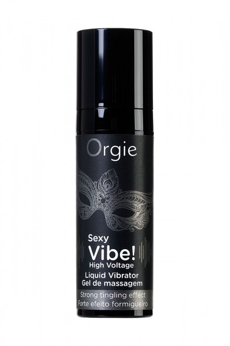 Гель для массажа ORGIE Sexy Vibe High Voltage с эффектом вибрации - 15 мл. - ORGIE - купить с доставкой в Армавире