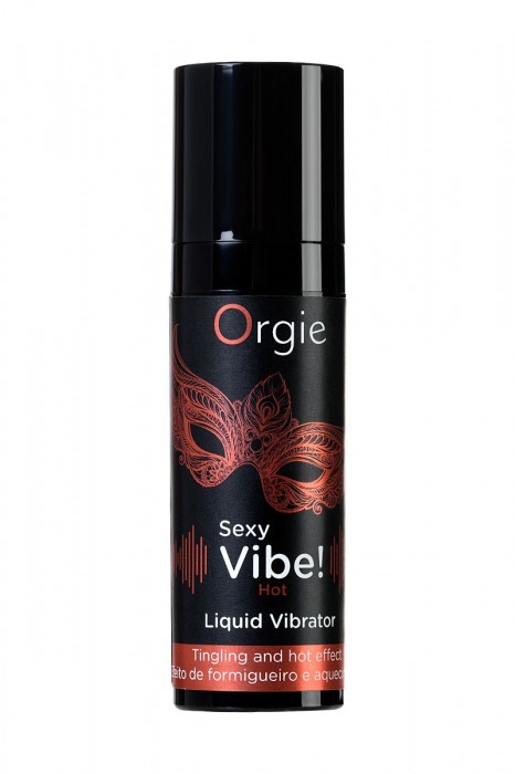 Разогревающий гель для массажа ORGIE Sexy Vibe Hot с эффектом вибрации - 15 мл. - ORGIE - купить с доставкой в Армавире