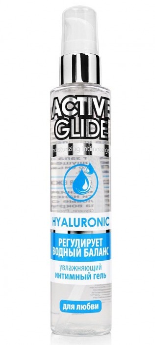 Увлажняющий интимный гель Active Glide Hyaluronic - 100 гр. - Биоритм - купить с доставкой в Армавире
