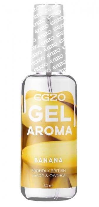 Интимный лубрикант EGZO AROMA с ароматом банана - 50 мл. - EGZO - купить с доставкой в Армавире