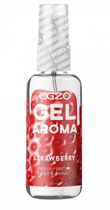 Интимный лубрикант EGZO AROMA с ароматом клубники - 50 мл. - EGZO - купить с доставкой в Армавире
