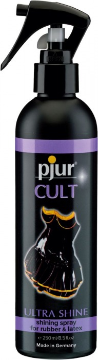 Спрей для ухода за одеждой из латекса pjur CULT Ultra Shine - 250 мл. - Pjur - купить с доставкой в Армавире