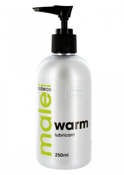 Лубрикант с согревающим эффектом MALE Cobeco Warm Lubricant - 250 мл. - Cobeco - купить с доставкой в Армавире