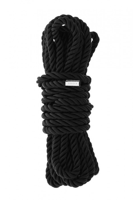 Черная веревка для шибари DELUXE BONDAGE ROPE - 5 м. - Dream Toys - купить с доставкой в Армавире