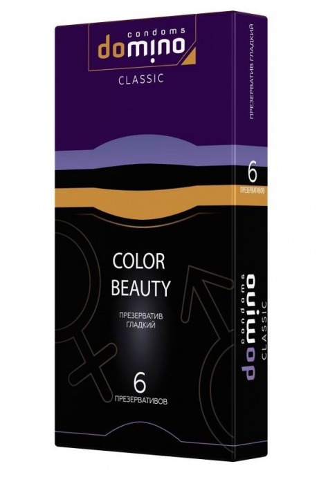 Разноцветные презервативы DOMINO Colour Beauty - 6 шт. - Domino - купить с доставкой в Армавире