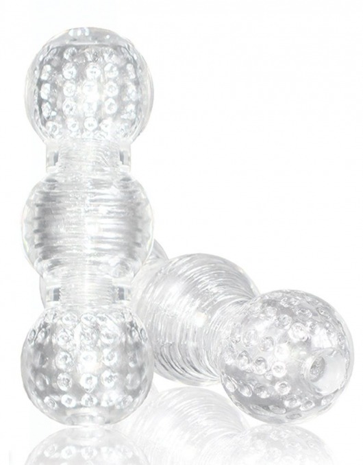Прозрачный фигурный мастурбатор Master Stroker - Blush Novelties - в Армавире купить с доставкой