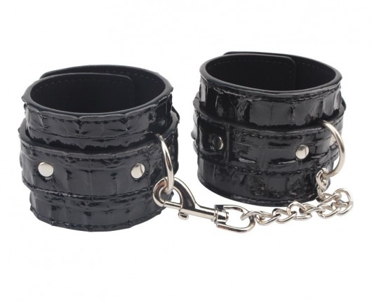 Черные наручники Surrender Wrist Restraints - Chisa - купить с доставкой в Армавире