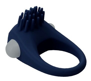 Синее эрекционное виброкольцо STIMU RING - Dream Toys - в Армавире купить с доставкой