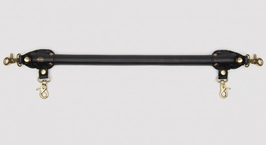 Черная распорка для ног Bound to You Faux Leather Spreader Bar - 50,8 см. - Fifty Shades of Grey - купить с доставкой в Армавире