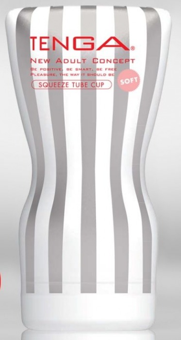 Мастурбатор TENGA Squeeze Tube Cup Soft - Tenga - в Армавире купить с доставкой