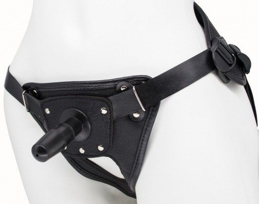 Черный пояс для насадок BEST CLASS STRAP - LOVETOY (А-Полимер) - купить с доставкой в Армавире
