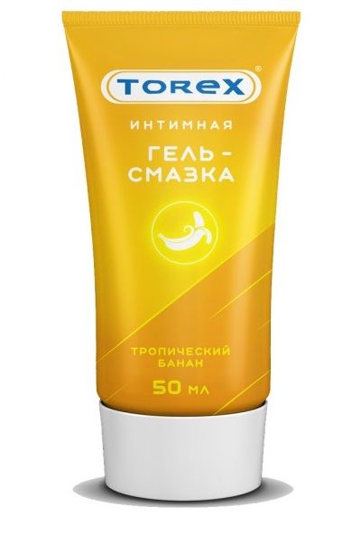 Смазка на водной основе TOREX  Тропический банан  - 50 мл. - Torex - купить с доставкой в Армавире