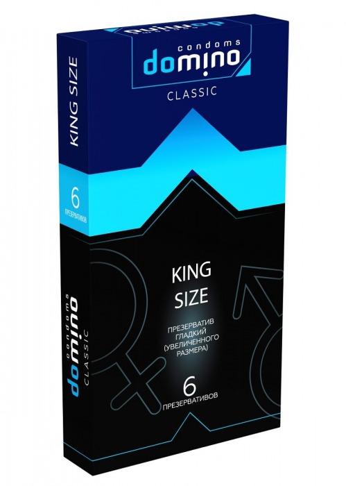 Презервативы увеличенного размера DOMINO Classic King size - 6 шт. - Domino - купить с доставкой в Армавире