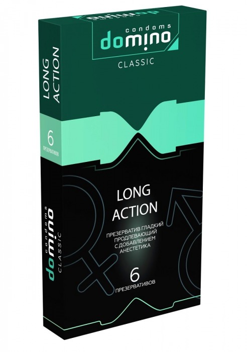 Презервативы с пролонгирующим эффектом DOMINO Classic Long action - 6 шт. - Domino - купить с доставкой в Армавире
