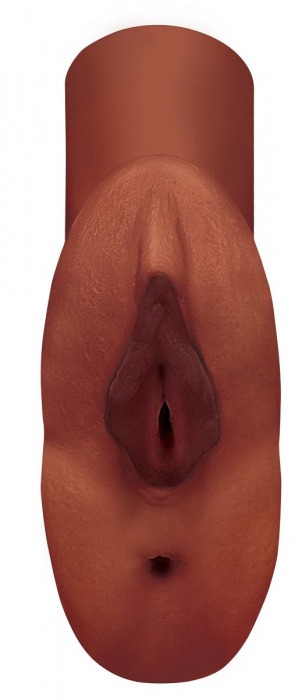 Коричневый мастурбатор Perfect Pussy Double Stroker - Pipedream - в Армавире купить с доставкой
