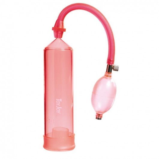 Красная вакуумная помпа Power Pump Red - Toy Joy - в Армавире купить с доставкой