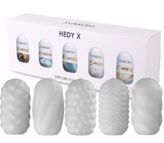 Набор из 5 мастурбаторов Hedy X5 Mixed - Svakom - в Армавире купить с доставкой