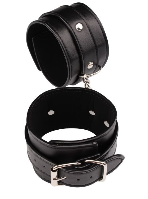 Черные оковы Classic Ankle Cuffs - Chisa - купить с доставкой в Армавире