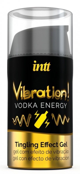 Жидкий интимный гель с эффектом вибрации Vibration! Vodka Energy - 15 мл. - INTT - купить с доставкой в Армавире