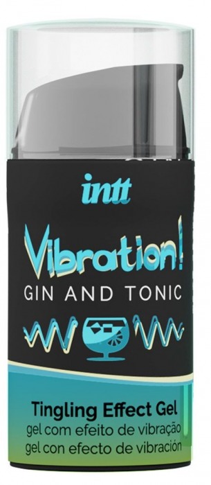 Жидкий интимный гель с эффектом вибрации Vibration! Gin   Tonic - 15 мл. - INTT - купить с доставкой в Армавире