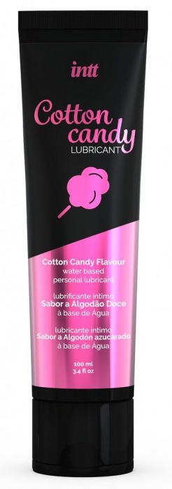 Интимный гель на водной основе Cotton Candy Lubricant - 100 мл. - INTT - купить с доставкой в Армавире
