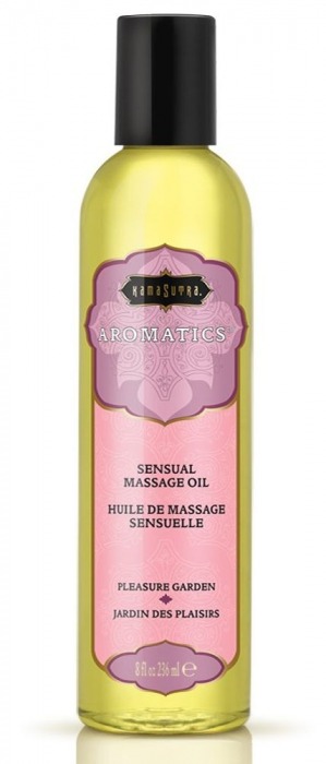 Массажное масло с цветочным ароматом Pleasure Garden - 236 мл. - Kama Sutra - купить с доставкой в Армавире