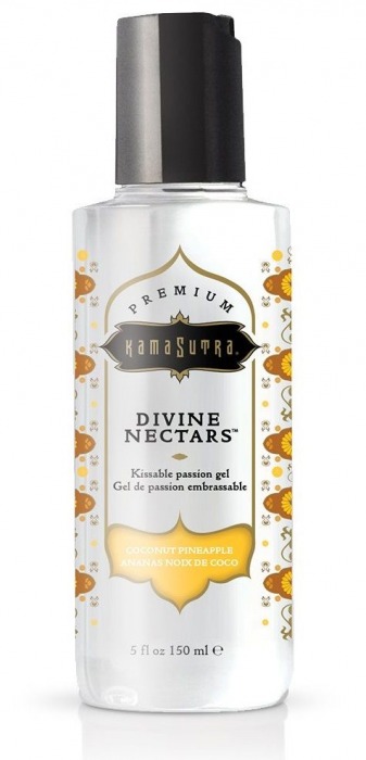 Гель-лубрикант на водной основе Divine Nectars Vanilla с ароматом ванили - 150 мл. - Kama Sutra - купить с доставкой в Армавире