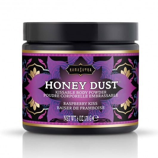 Пудра для тела Honey Dust Body Powder с ароматом малины - 170 гр. - Kama Sutra - купить с доставкой в Армавире