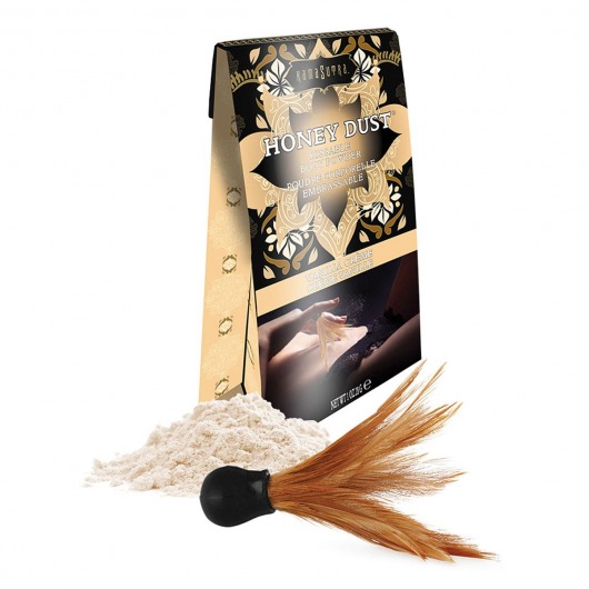 Пудра для тела Honey Dust Body Powder с ароматом ванили - 28 гр. - Kama Sutra - купить с доставкой в Армавире
