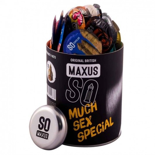 Текстурированные презервативы в кейсе MAXUS So Much Sex - 100 шт. - Maxus - купить с доставкой в Армавире