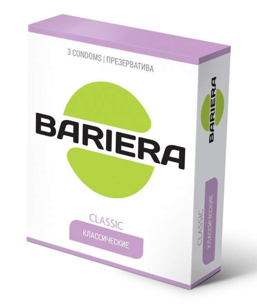 Классические презервативы Bariera Classic - 3 шт. - Bariera - купить с доставкой в Армавире