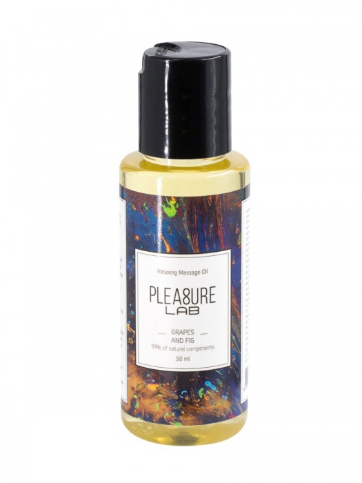 Массажное масло Pleasure Lab Relaxing с ароматом винограда и инжира - 50 мл. - Pleasure Lab - купить с доставкой в Армавире