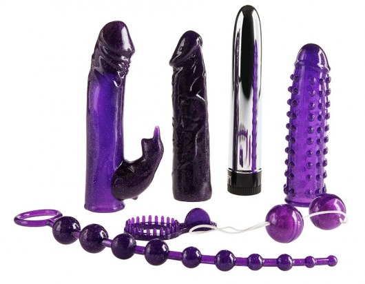 Набор фиолетовых стимуляторов Imperial Rabbit Kit - Toy Joy - купить с доставкой в Армавире
