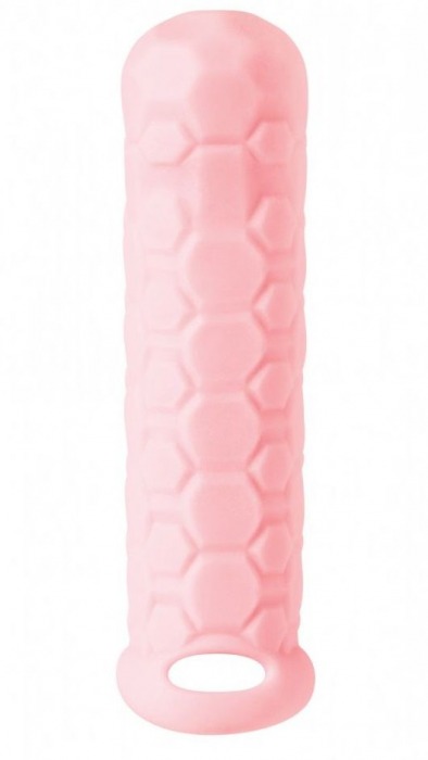 Розовый фаллоудлинитель Homme Long - 15,5 см. - Lola Games - в Армавире купить с доставкой
