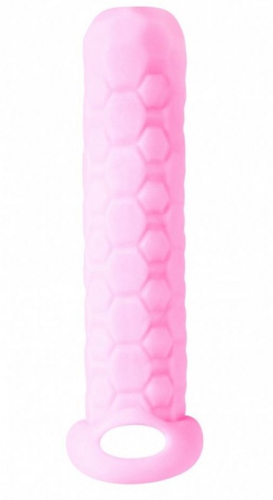 Розовый фаллоудлинитель Homme Long - 13,5 см. - Lola Games - в Армавире купить с доставкой