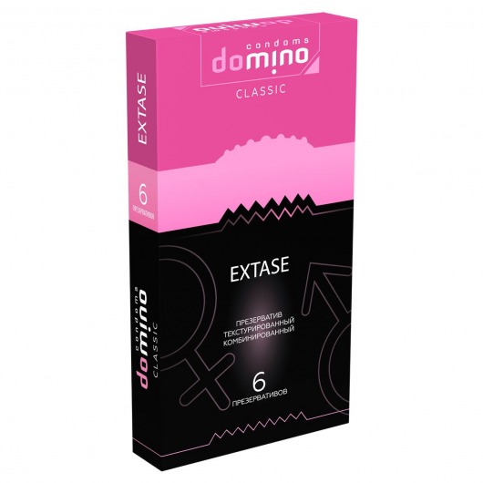 Презервативы с точками и рёбрышками DOMINO Classic Extase - 6 шт. - Domino - купить с доставкой в Армавире