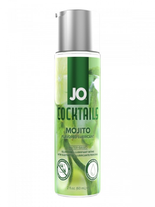 Вкусовой лубрикант на водной основе JO Cocktails Mojito - 60 мл. - System JO - купить с доставкой в Армавире