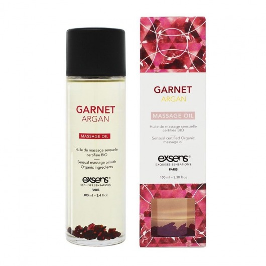 Органическое массажное масло GARNET ARGAN - 100 мл. - Exsens - купить с доставкой в Армавире