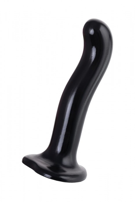 Черный стимулятор для пар P G-Spot Dildo Size M - 18 см. - Strap-on-me - в Армавире купить с доставкой