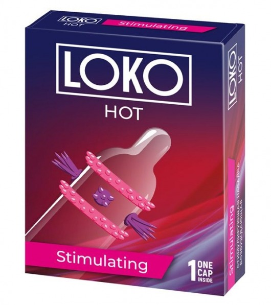 Стимулирующая насадка на пенис LOKO HOT с возбуждающим эффектом - Sitabella - в Армавире купить с доставкой