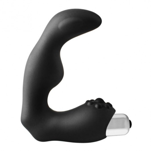 Черный вибромассажер простаты FantASStic Vibrating Prostate Massager - 11,3 см. - Dream Toys - в Армавире купить с доставкой