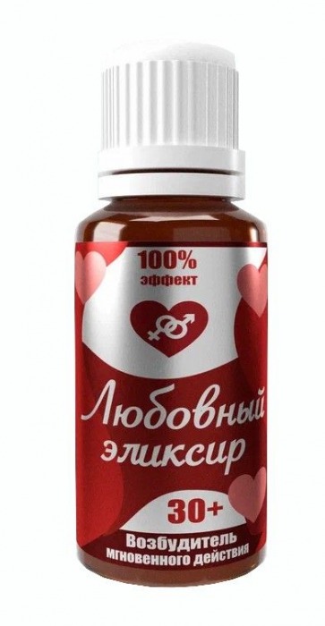 Возбудитель  Любовный эликсир 30+  - 20 мл. - Миагра - купить с доставкой в Армавире